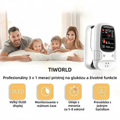 👩‍⚕️Odporúčanie lekárne丨Neinvazívny glukometer Omron™ 11 v 1 – Bez ihly, vojde sa do vrecka. 🎁K prvým 50 objednávkam dostanete zadarmo ružový náhrdelník❤️❤️